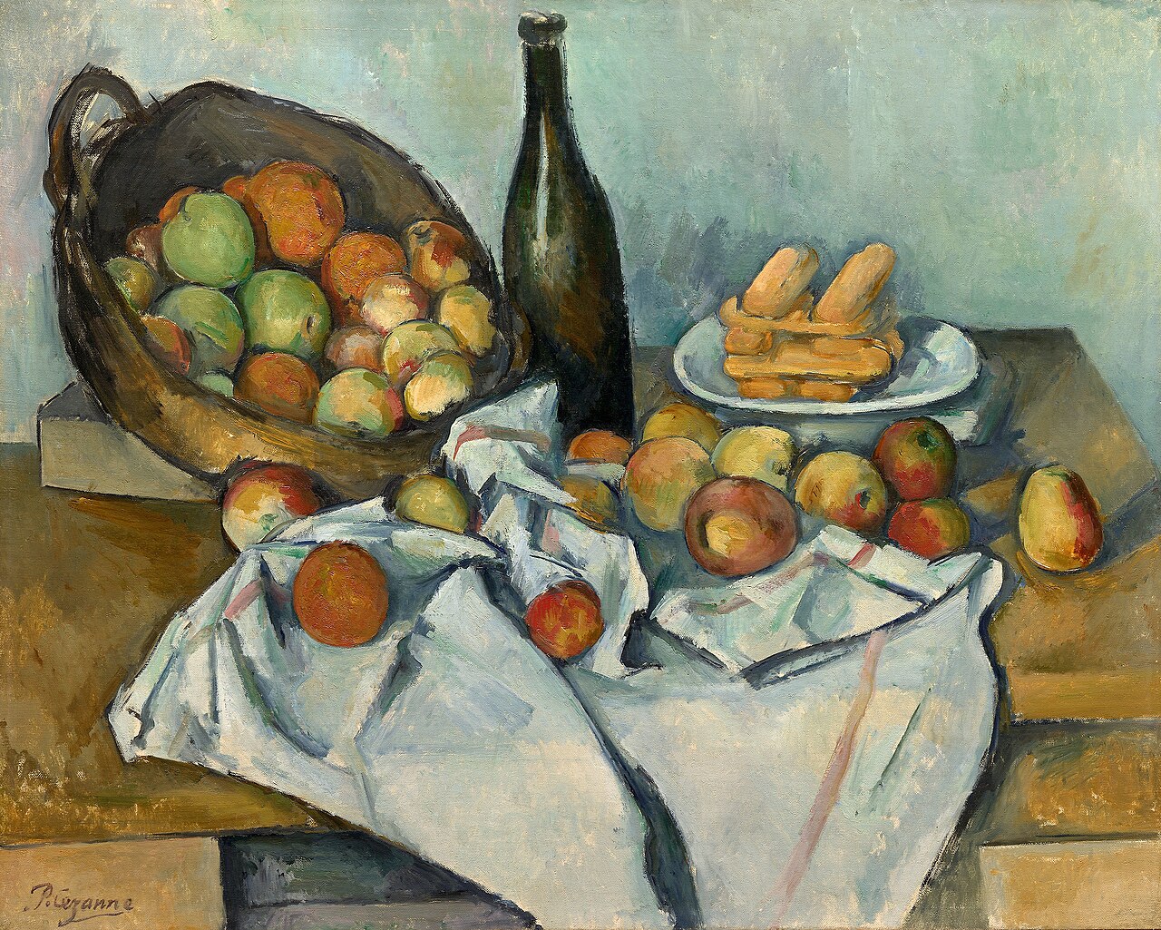 Figure 1. Paul Cezanne, The Basket of Apples, c. 1893, oil on canvas, 65 x 80 cm (Art Institute of Chicago)